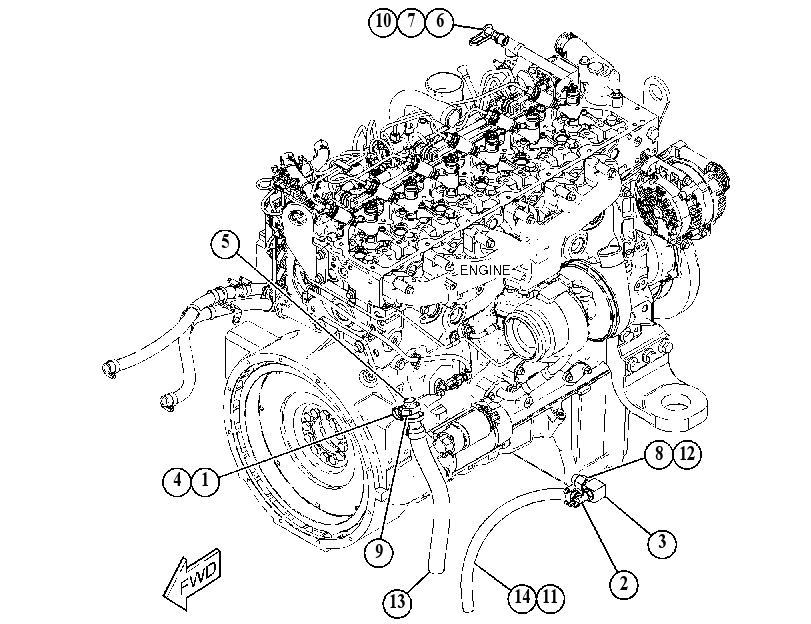 SERVICE GP-ENGINE 4505005 CAT