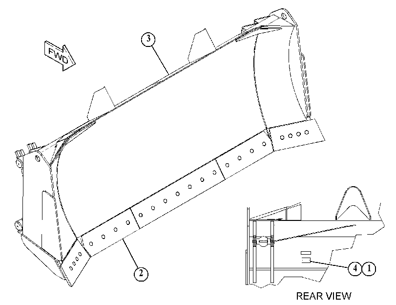 BLADE & EDGE GP-SEMI-UNIVERSAL 3981484 CAT