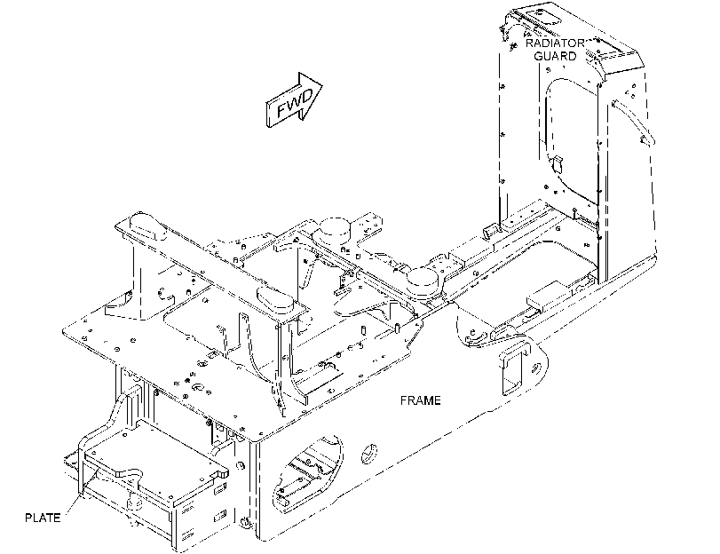 PLATE-COUNTERWEIGHT 3405433 CAT