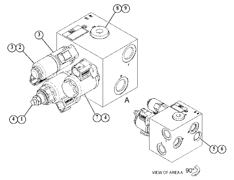 MANIFOLD & SOLENOID GP-CONTROL 4491568 CAT