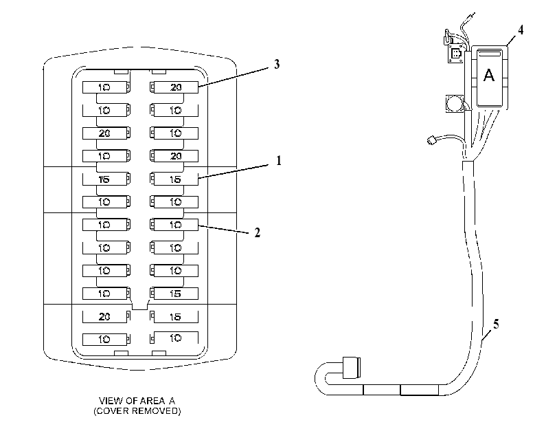 WIRING GP-FUSE BOX 3632213 CAT