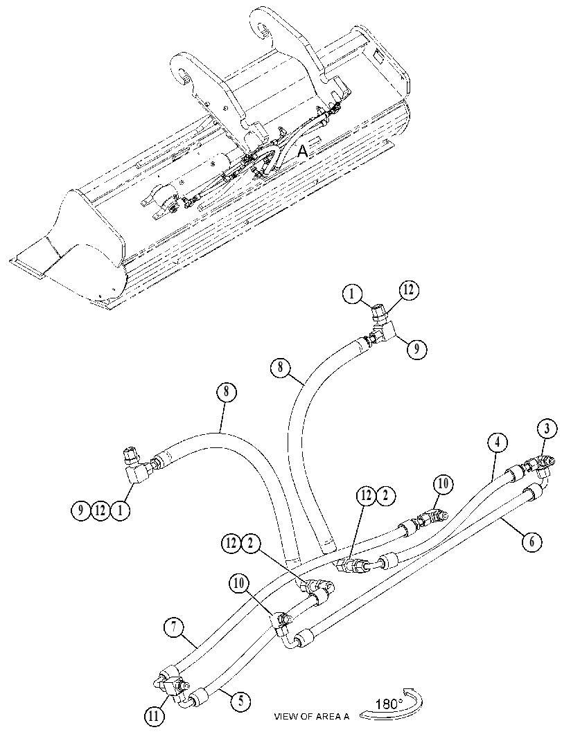 LINES GP-BUCKET TILT CYLINDER 4976330 CAT