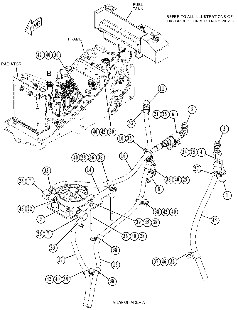 HEATER GP-FUEL 4227024 CAT