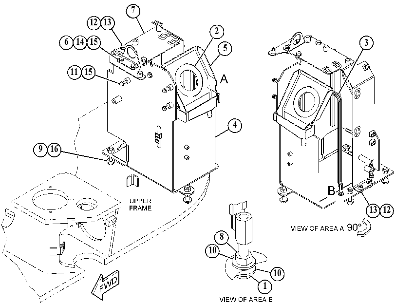 MOUNTING GP-DEF TANK 4654960 CAT