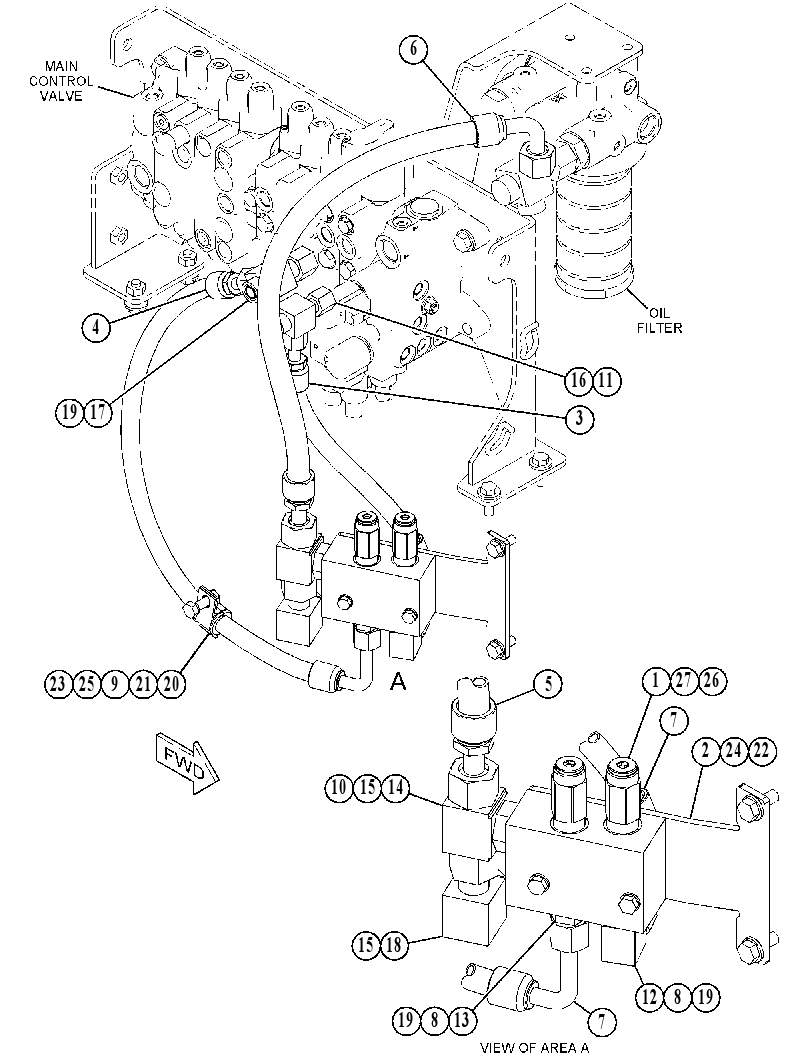 KIT-AUXILIARY HYDRAULIC RELIEF 4651485 CAT