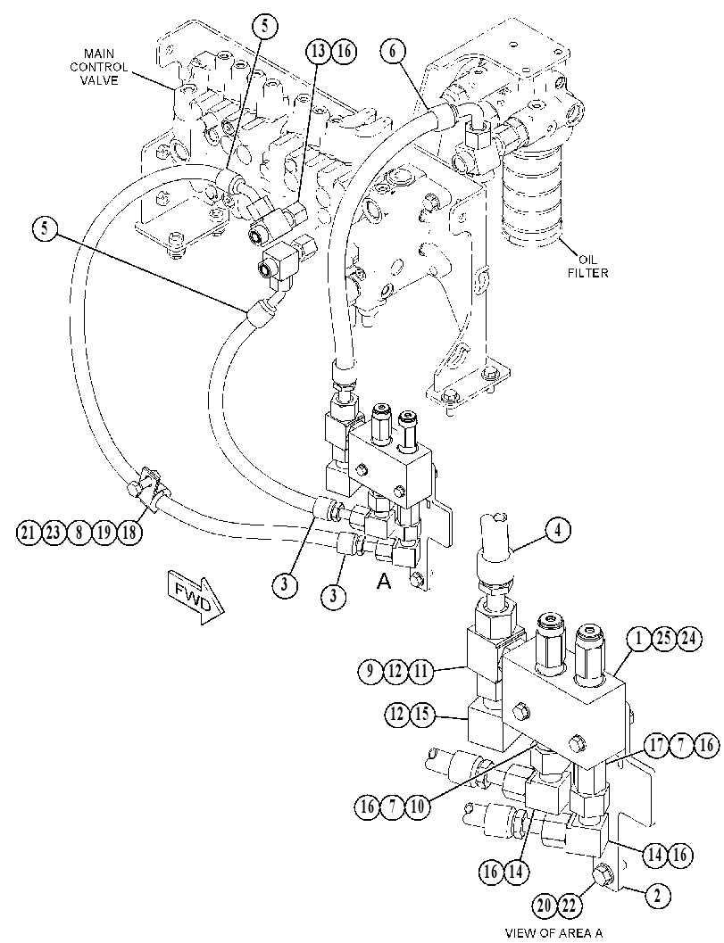 KIT-AUXILIARY HYDRAULIC RELIEF 4651479 CAT