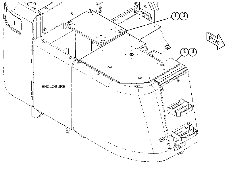 COVER GP-FUEL TANK 4734122 CAT