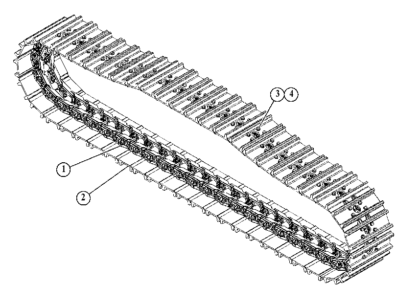 Гусеница 3116447 CAT