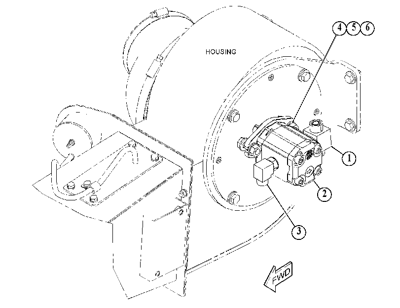 MOTOR & MTG GP-VENTILATION 4771847 CAT