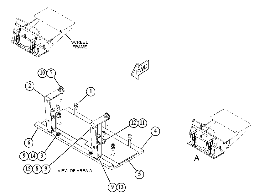 PLATE & HEATER GP-SCREED 4887340 CAT