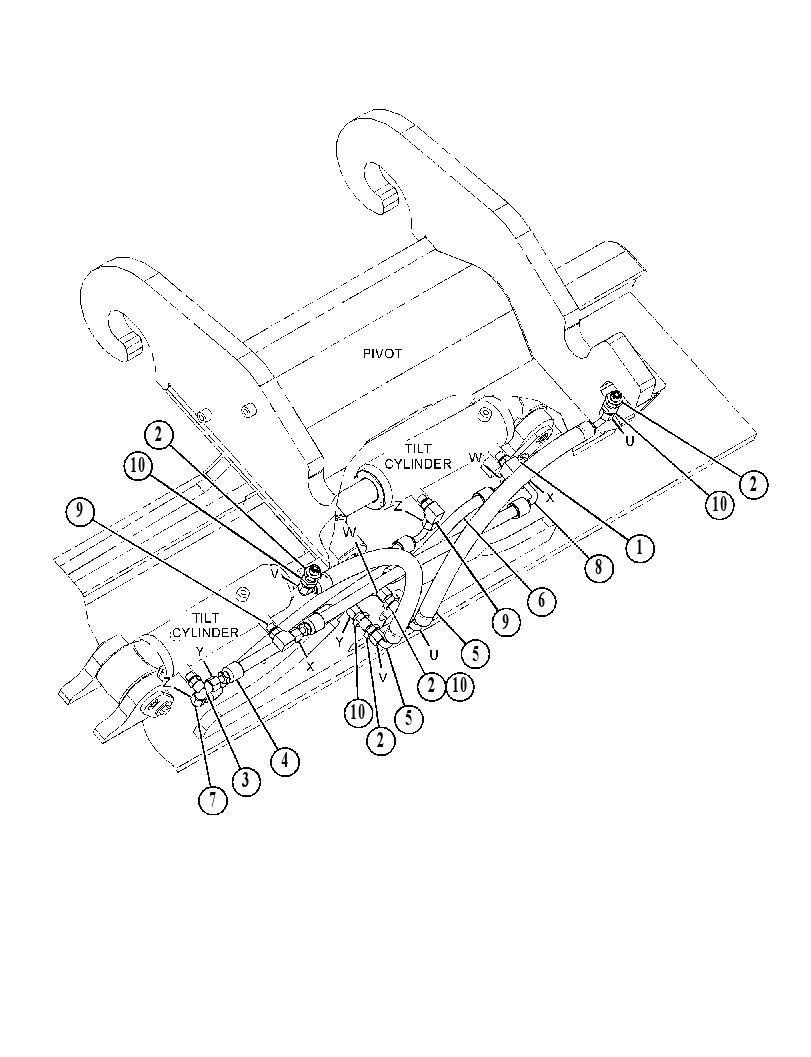 LINES GP-BUCKET TILT CYLINDER 4884786 CAT
