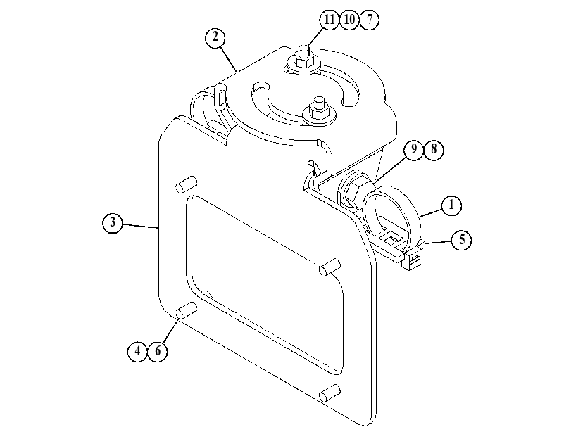KIT-DISPLAY MOUNTING 4505306 CAT