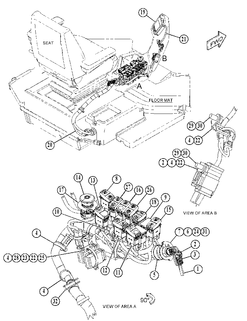 Панель приборов 4540258 CAT