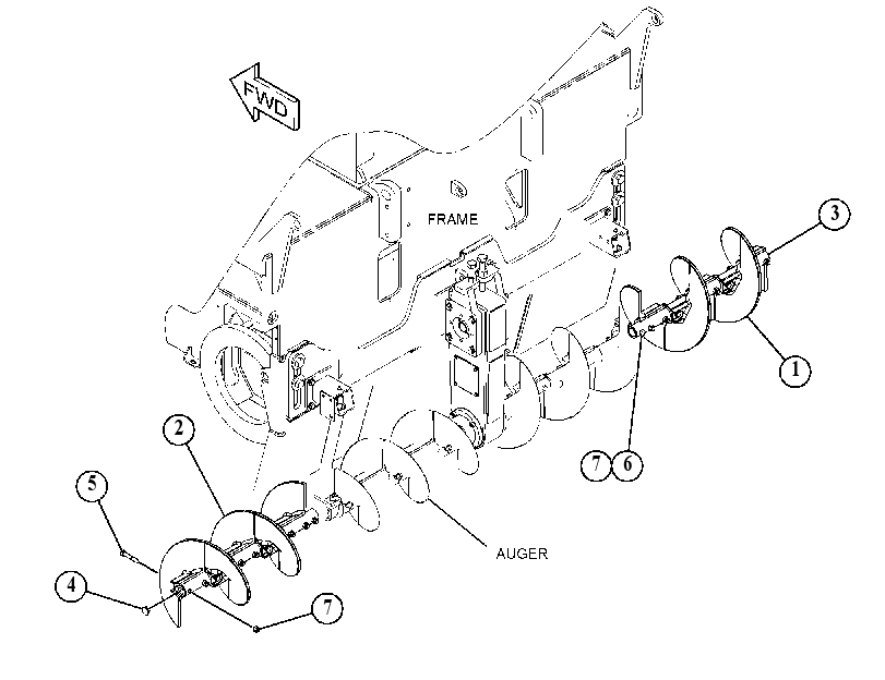 EXTENSION GP-AUGER 4862219 CAT