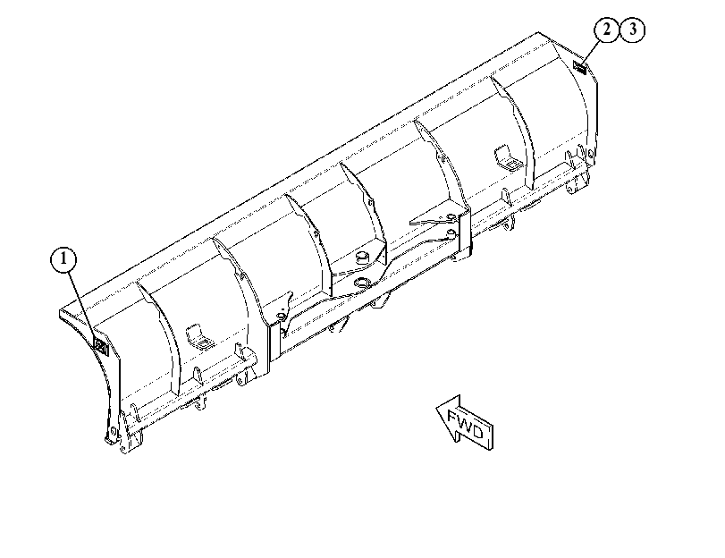 BLADE GP-SNOW 4890050 CAT