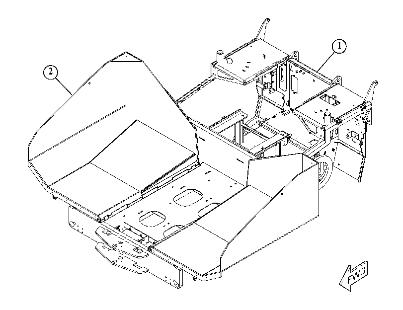 FRAME GP-MAIN 4760200 CAT