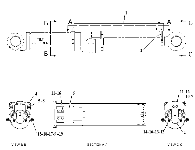 GUARD GP-TILT CYLINDER 3971606 CAT
