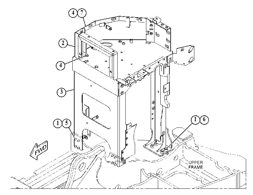 SUPPORT GP-EXHAUST 4661036 CAT