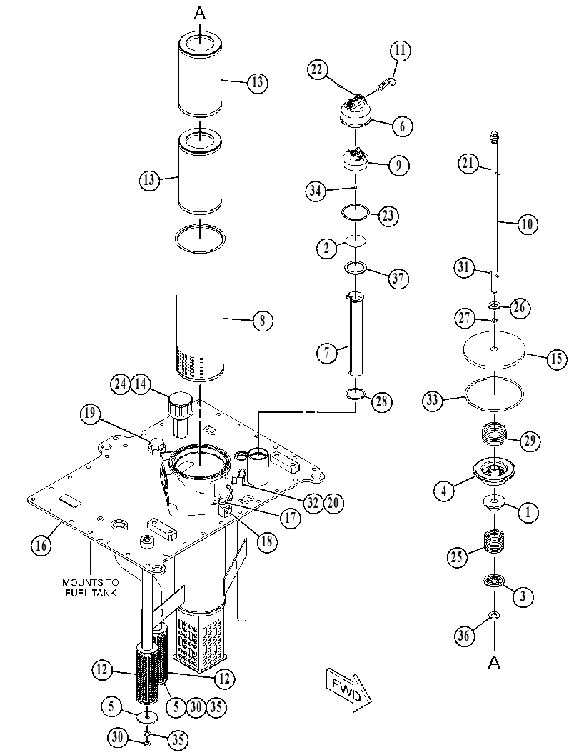 COVER GP-HYDRAULIC TANK 4726339 CAT