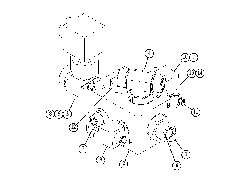 MANIFOLD GP-HYDRAULIC 4771828 CAT
