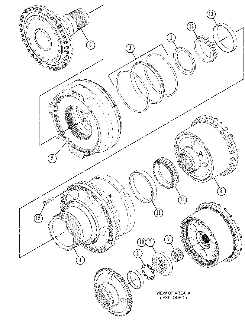 FINAL DRIVE & BRAKE GP 4794081 CAT