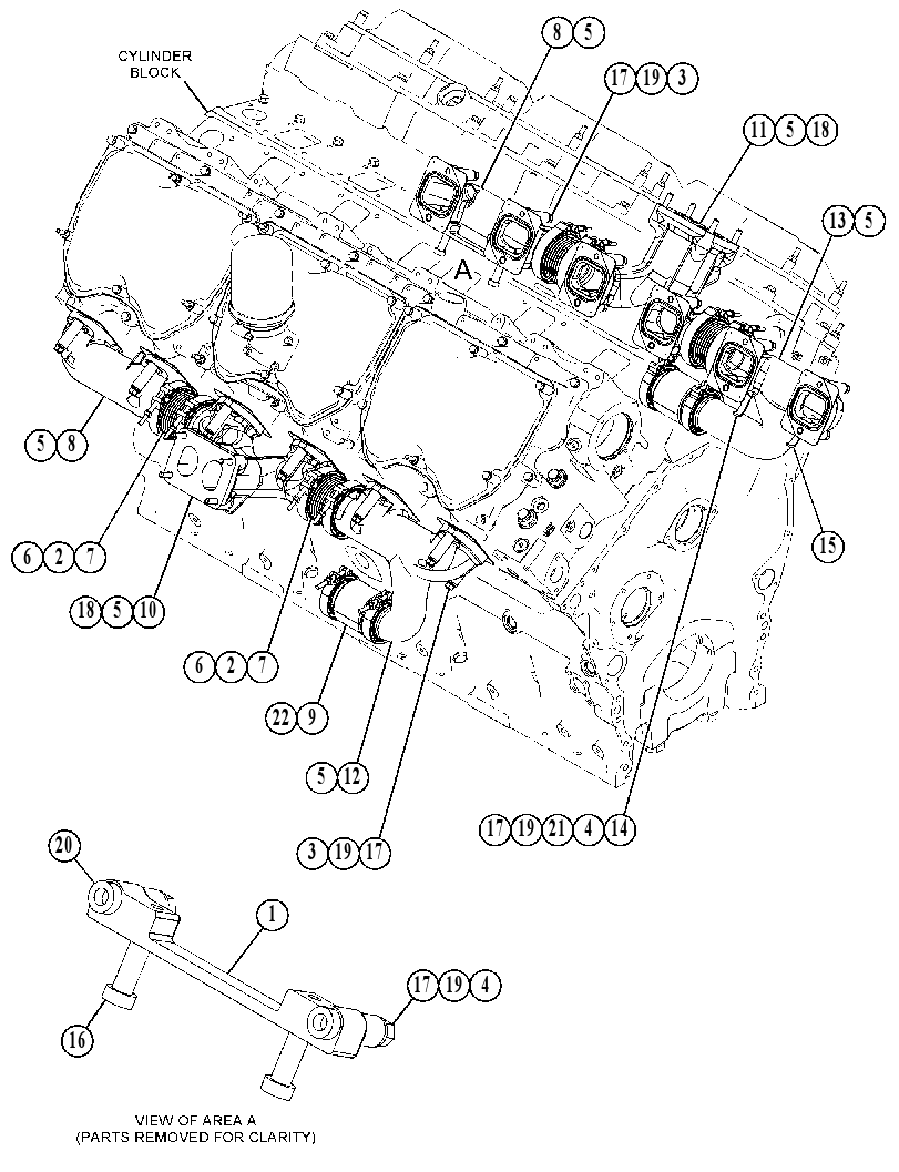 Коллектор выпускной 4750293 CAT