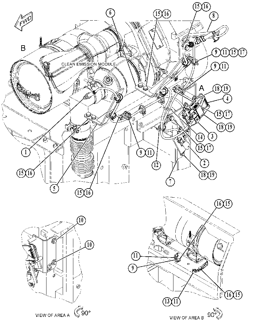 SENSOR & MTG GP-SOOT 4260189 CAT