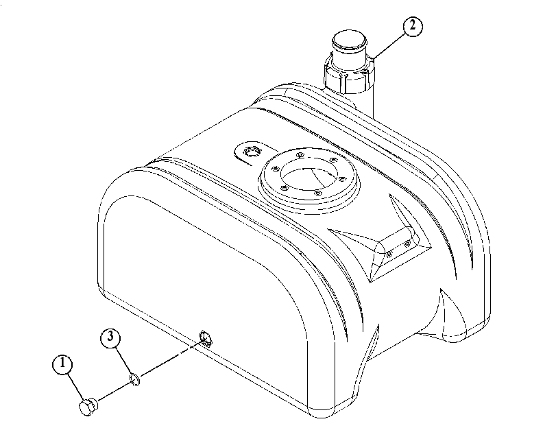 Бак AdBlue 4735525 CAT