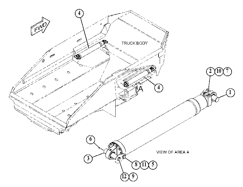 CYLINDER & MTG GP-EJECTOR 4695741 CAT
