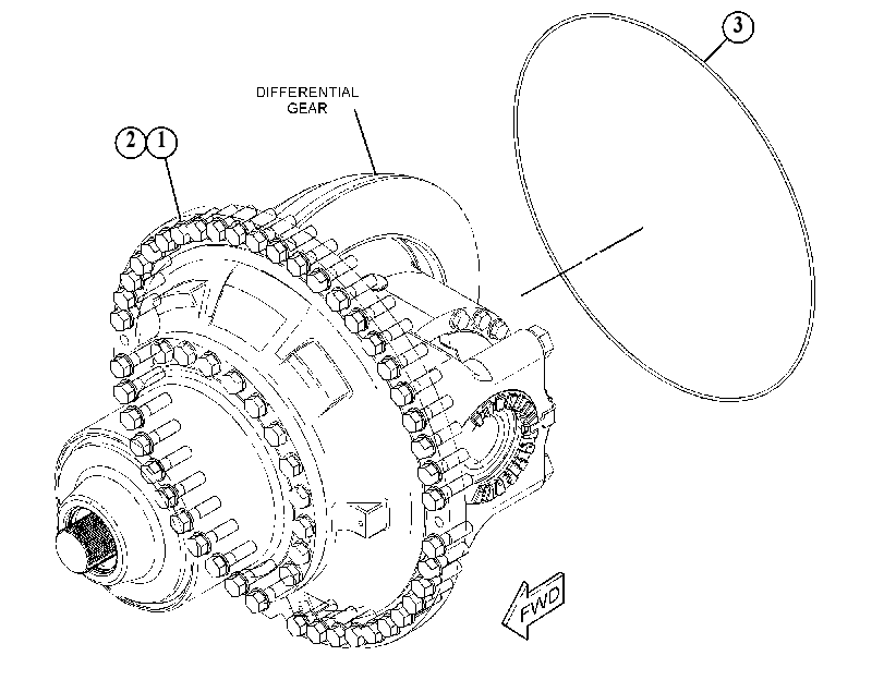 MOUNTING GP-DIFFERENTIAL 2831997 CAT