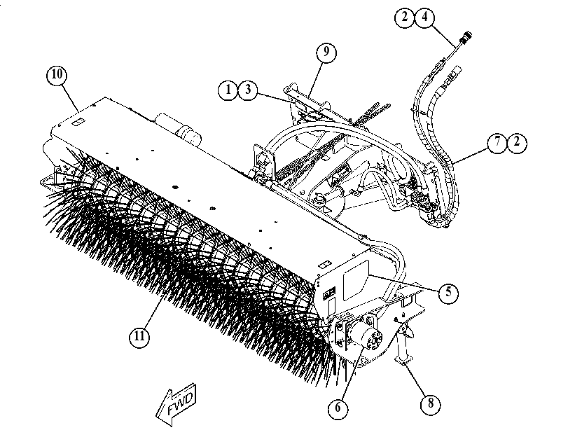 BROOM AR-ANGLE 4828360 CAT