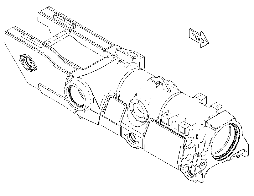 FRAME AS-TRACK ROLLER 4233595 CAT