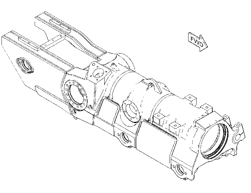 FRAME AS-TRACK ROLLER 4233594 CAT