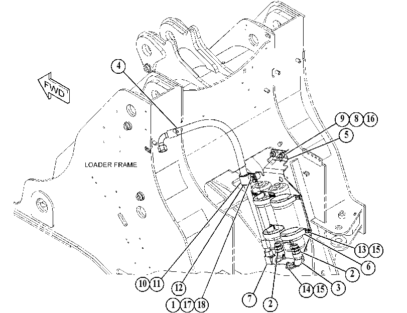 CONTROL & LINES GP-RIDE 4367017 CAT
