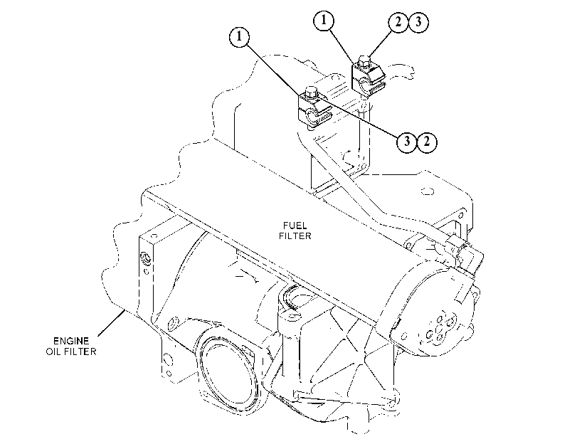 MOUNTING GP-FUEL LINE 4905566 CAT
