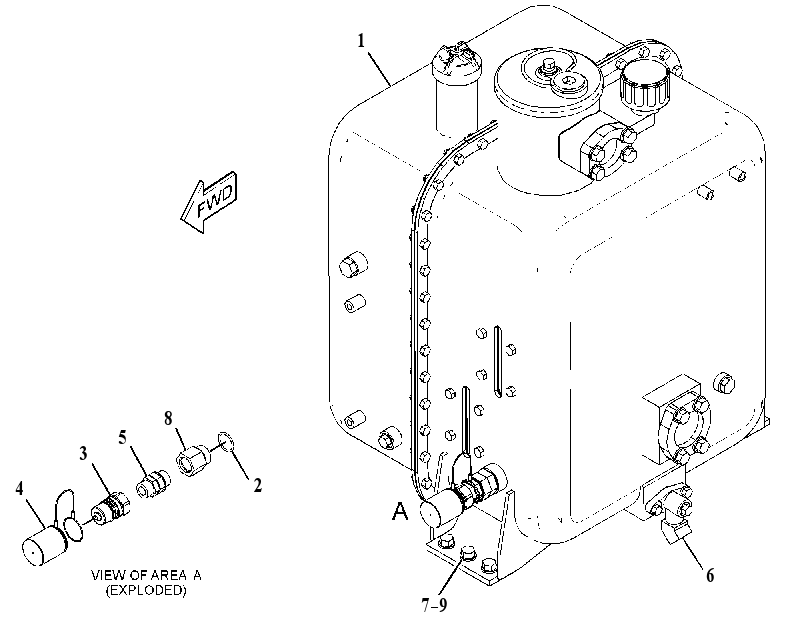 TANK & FILTER GP-STEERING 1569341 CAT