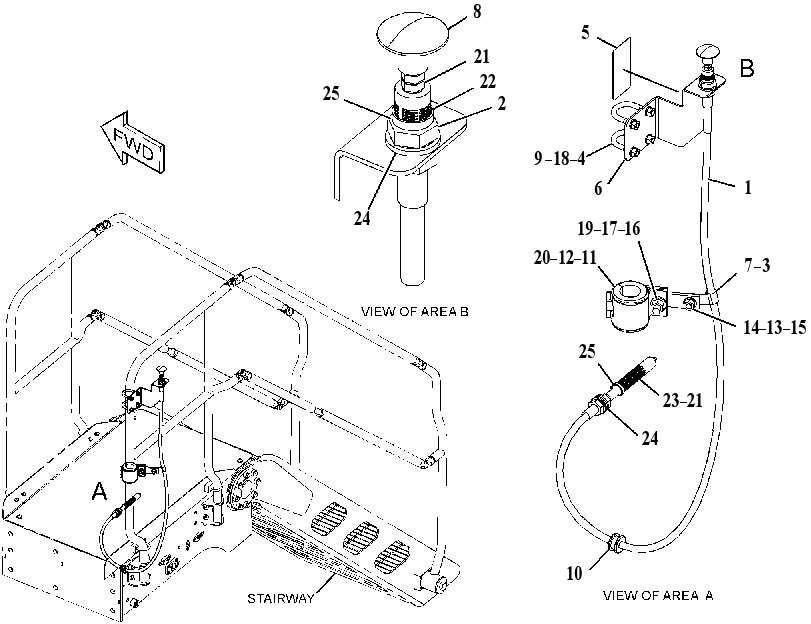 CABLE & MTG GP-CONTROL 3540517 CAT