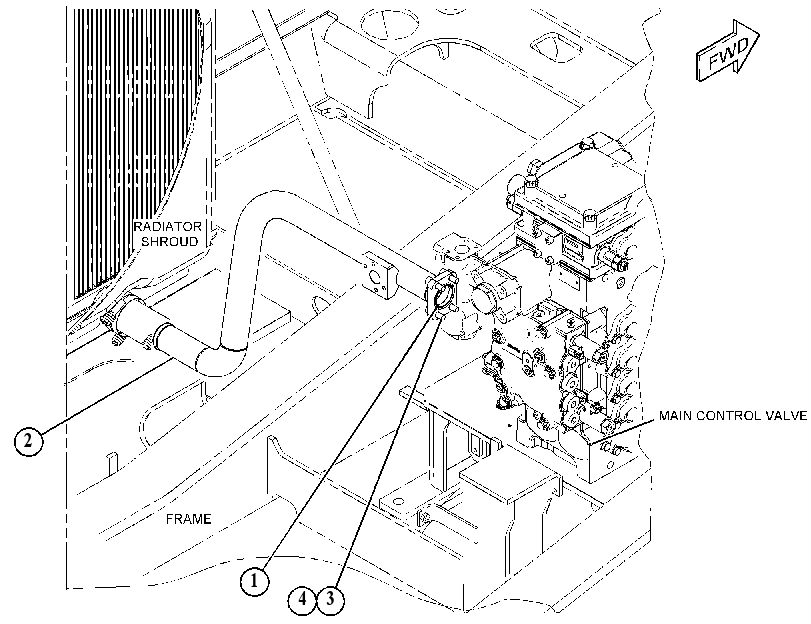 PIPE GP-RETURN 4821852 CAT