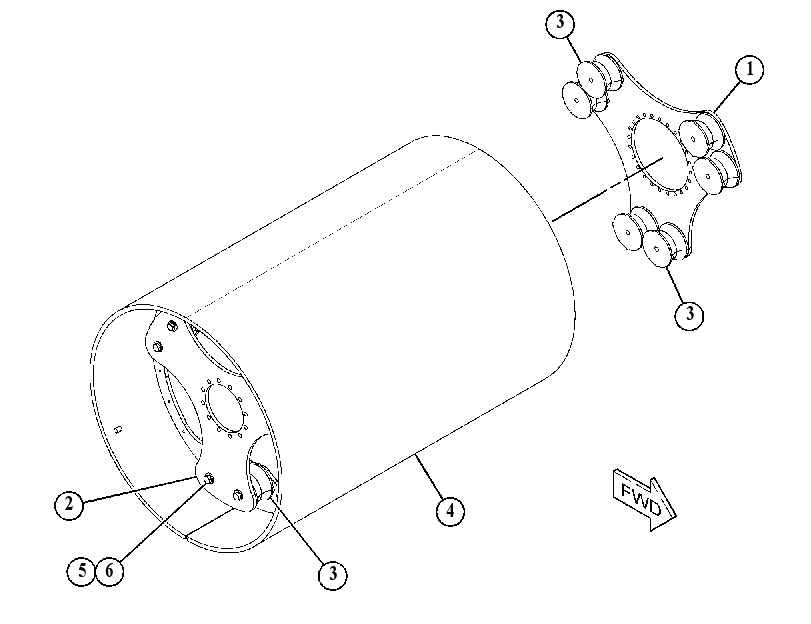 DRUM GP-COMPACTOR 4814961 CAT