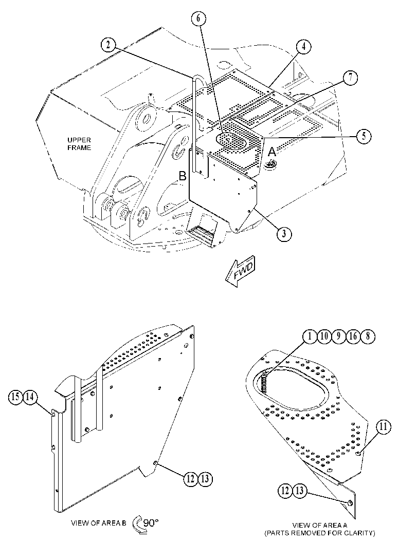 COVER & MOUNTING GP-DECK 4842232 CAT