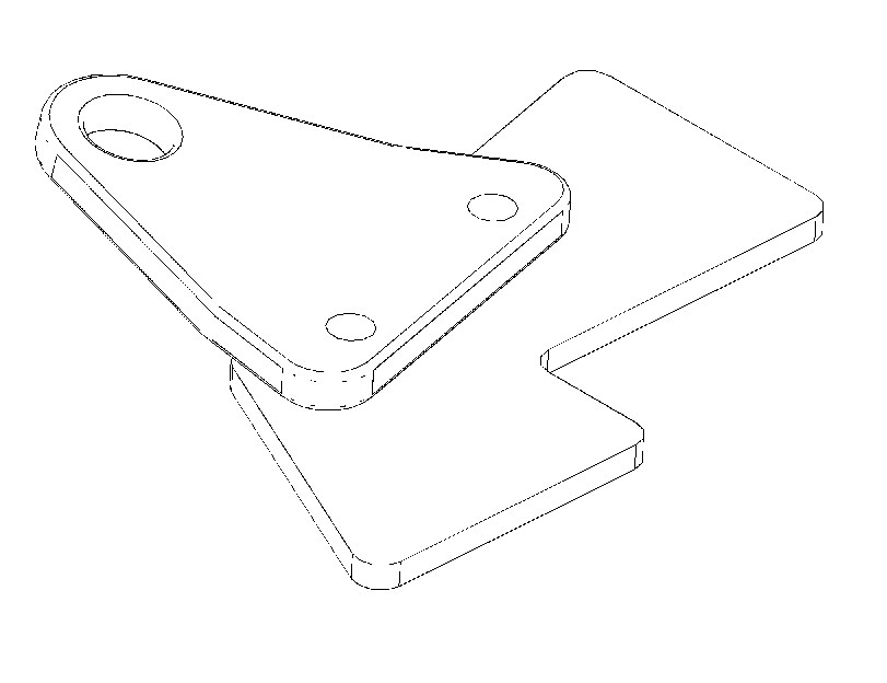 BRACKET AS 4744448 CAT