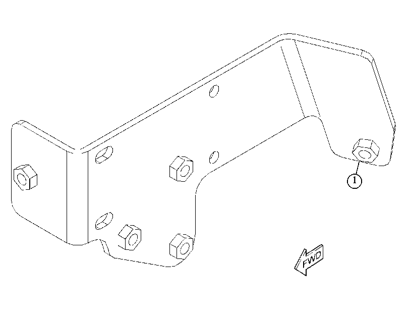 BRACKET AS 4679989 CAT