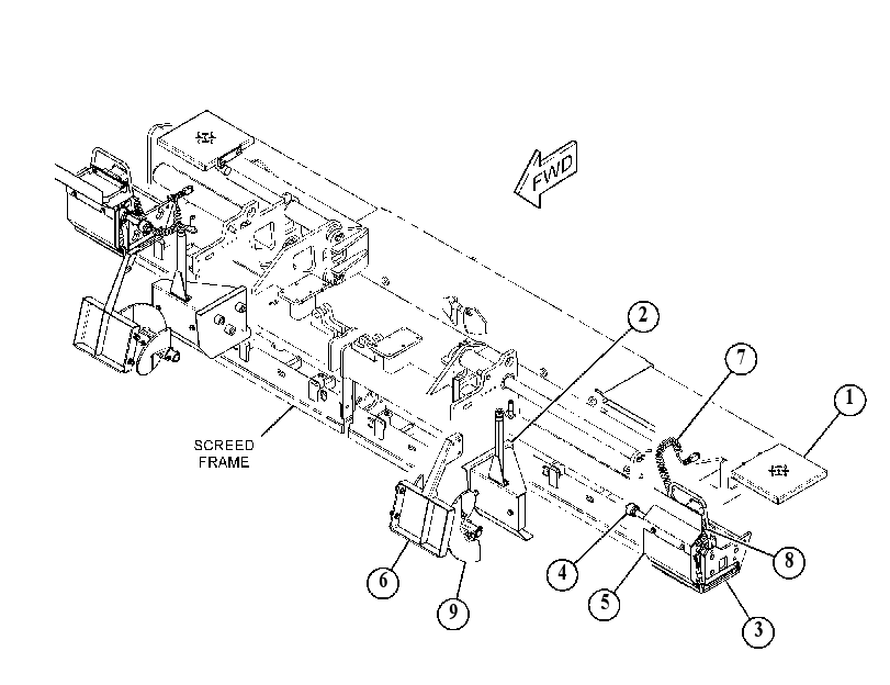 EXTENSION AR-SCREED 4887354 CAT