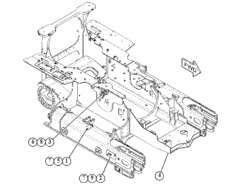 Рама 3970335 CAT