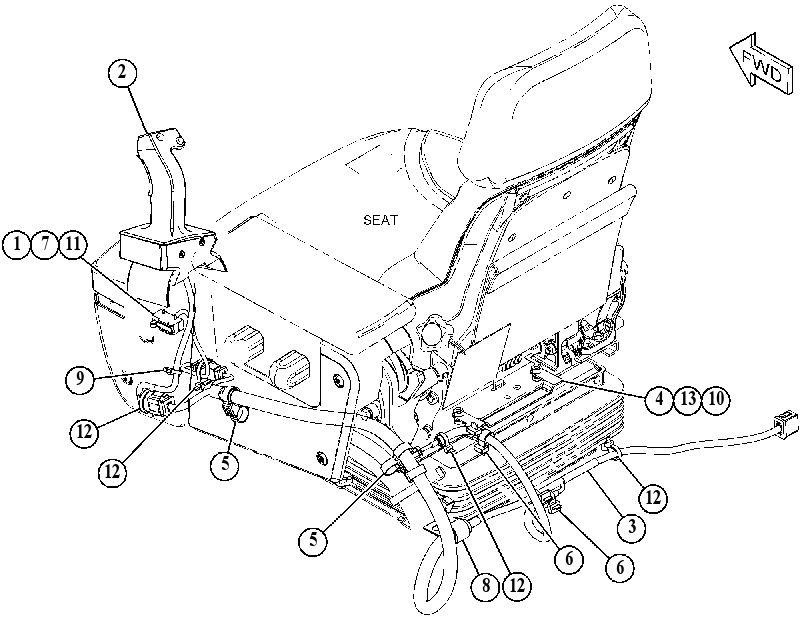 WIRING GP-STIC CONTROL 4332250 CAT