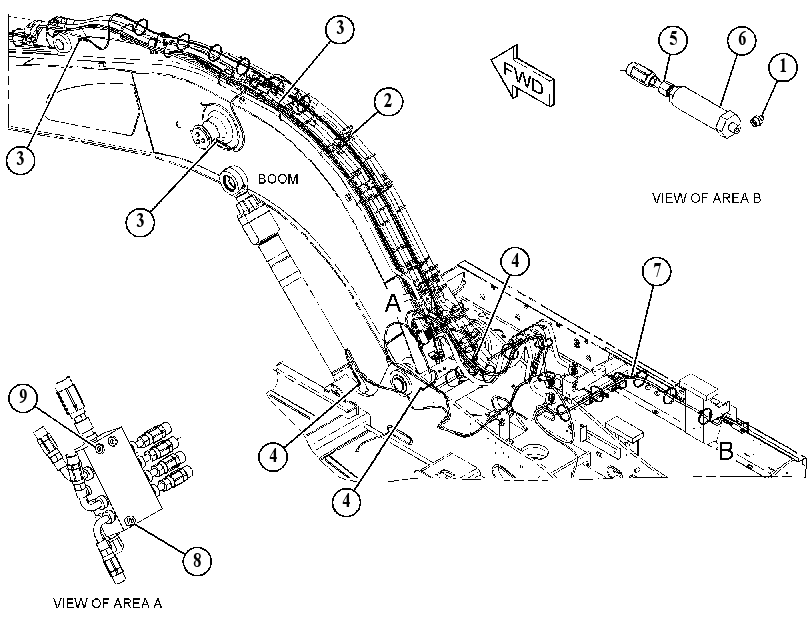 MOUNTING GP-LUBRICATION LINES 4773342 CAT