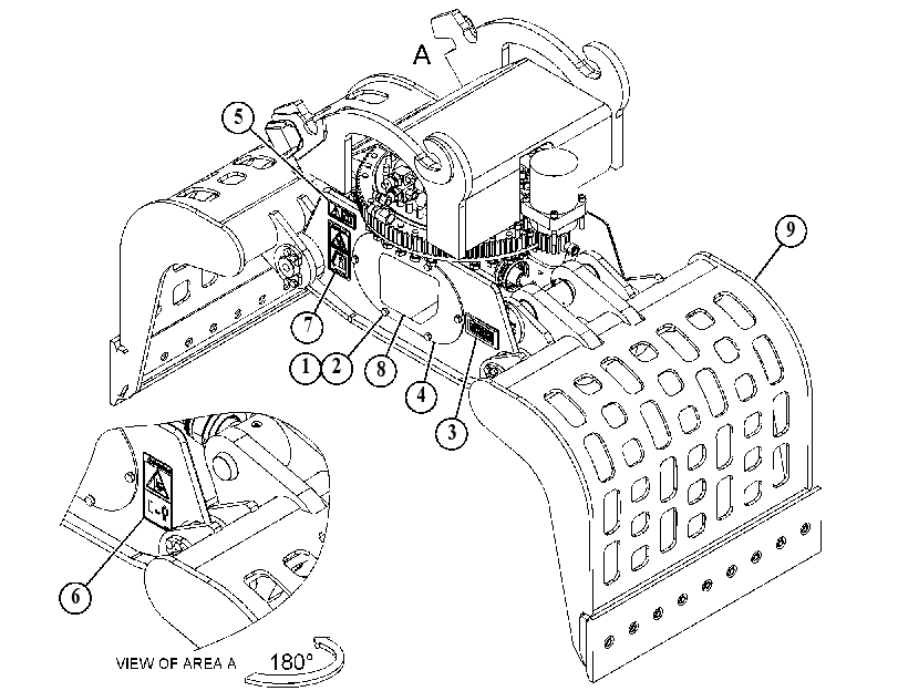 GRAPPLE AR-HYDRAULIC 4488975 CAT