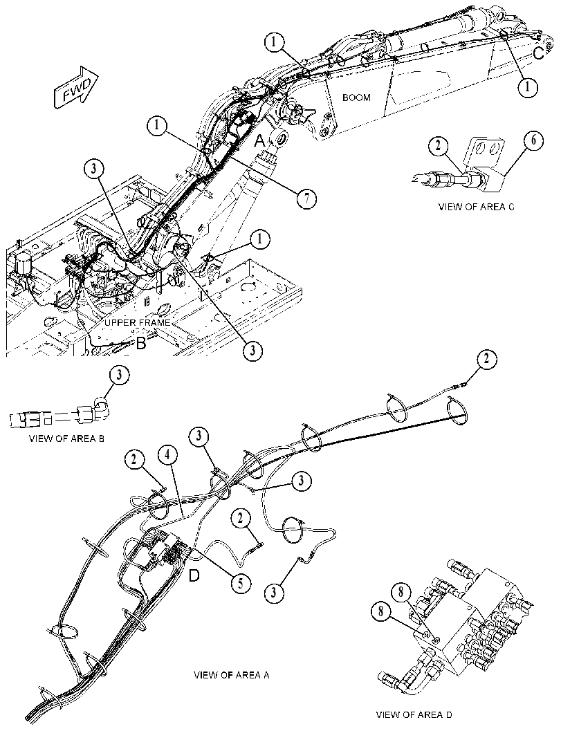 MOUNTING GP-LUBRICATION LINES 4801459 CAT