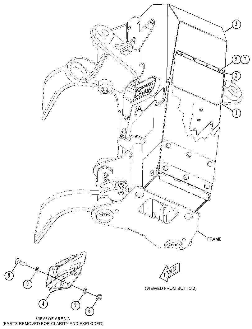 COVER AS-UPPER 3663699 CAT