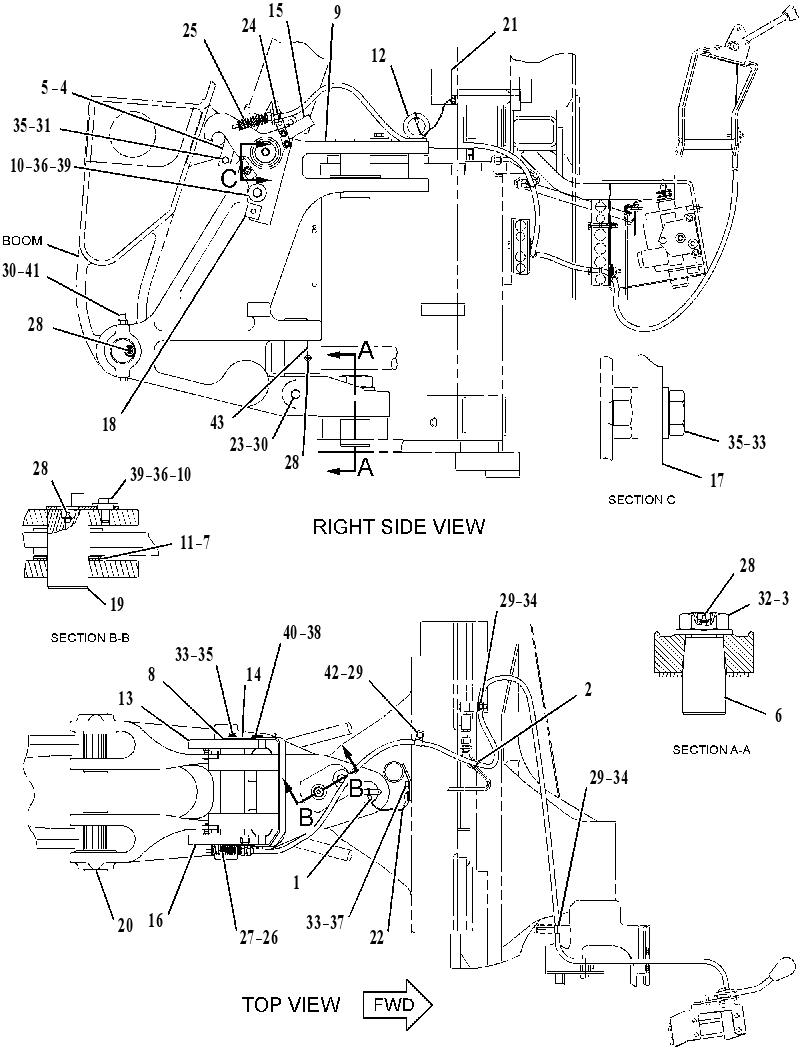 FRAME GP-SWING 1836059 CAT